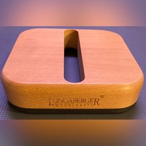 Longaberger Woodcrafts wooden paperweight